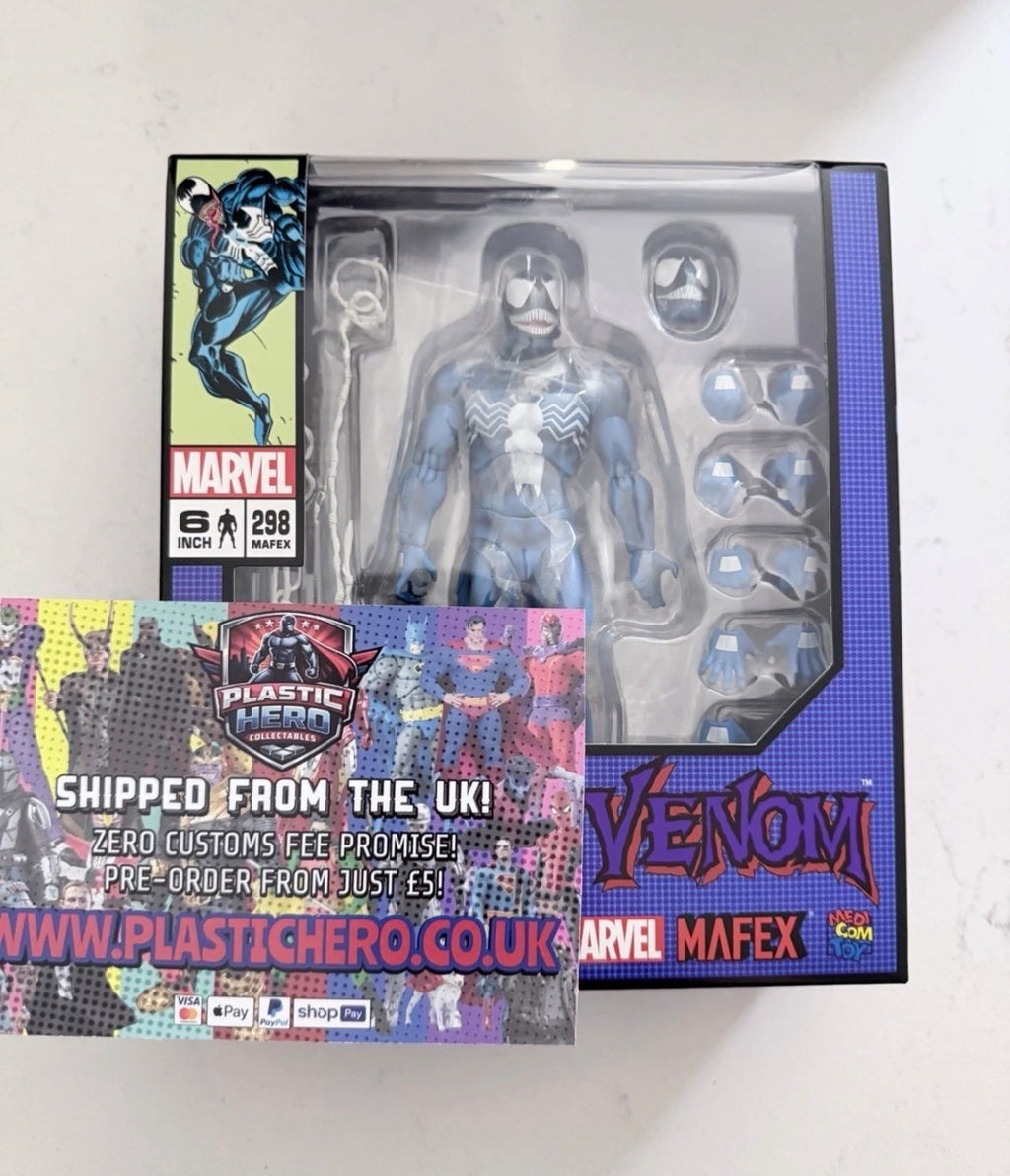 Spider-man Mafex No 298 Venom Blue Comic Version ⭐0