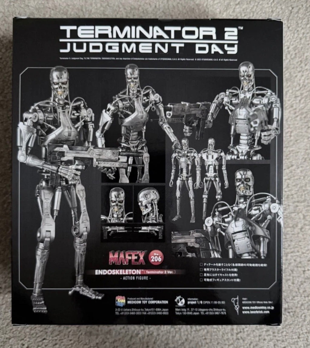 Terminator 2 Judgment day Mafex No 206 Endoskeleton ⭐3