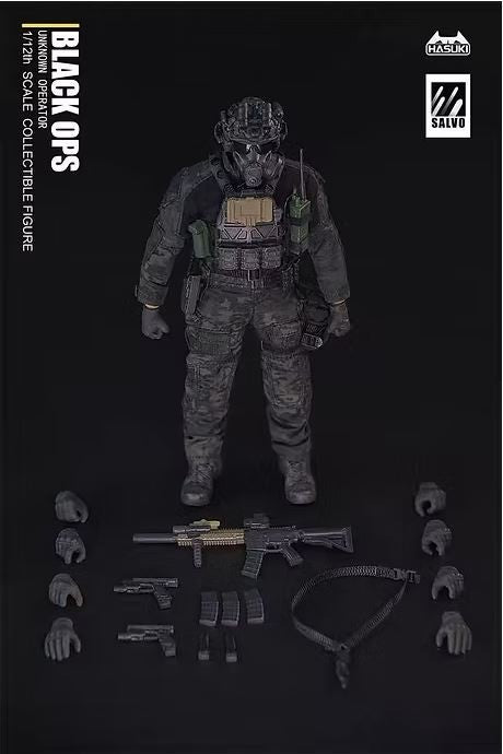 Hasuki 1/12 Black Ops Unknown Operator SA01  Call of Duty CoD - UK SELLER1