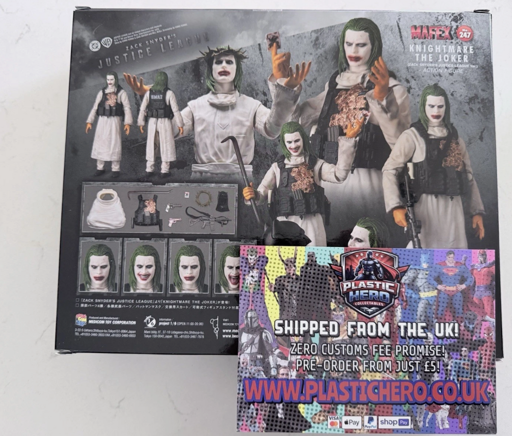 Zack Snyder's Justice League Mafex No 247 Knightmare Joker ⭐1