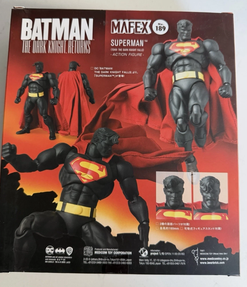 The Dark Knight Falls Mafex No 189 Batman Superman Japan only EXCLUSIVE ⭐1