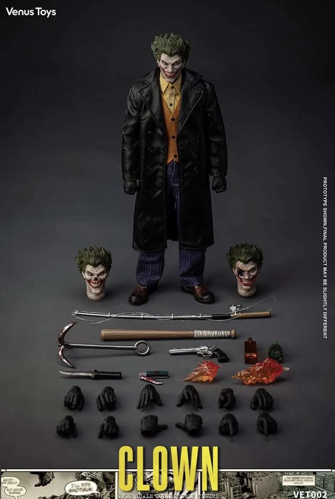 Batman The Joker Venus Toys (VET002) The Clown PRESALE✈️5