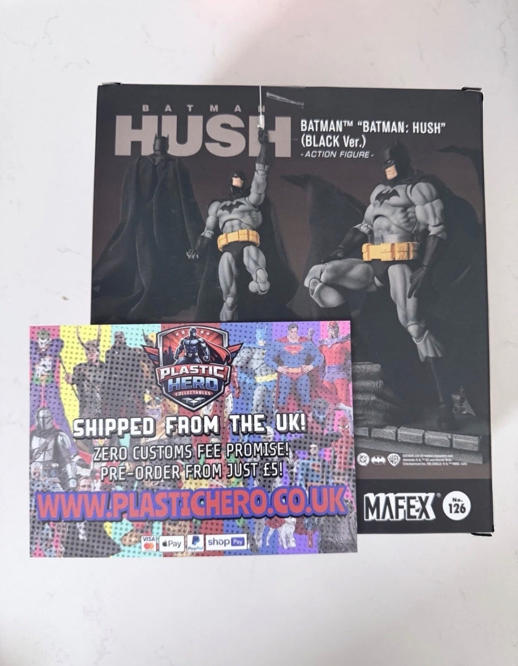 DC Mafex No 126 Batman Hush Batman black ⭐3