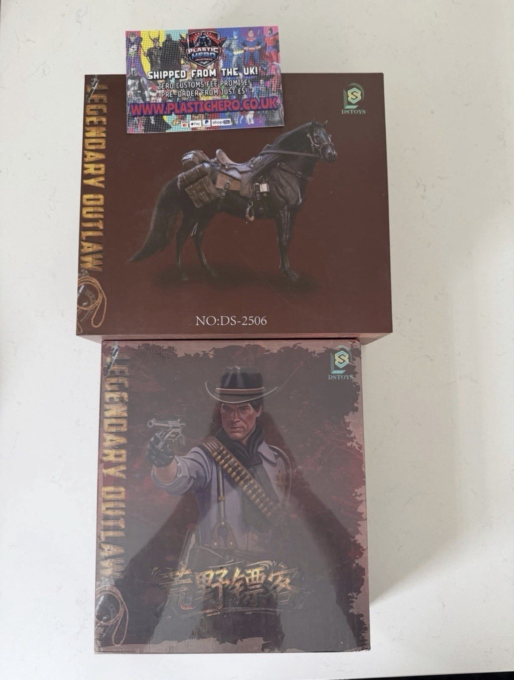 ⭐ Red Dead Redemption Arthur Morgan DSTOYS Legendary Outlaw Deluxe Ver With Horse0