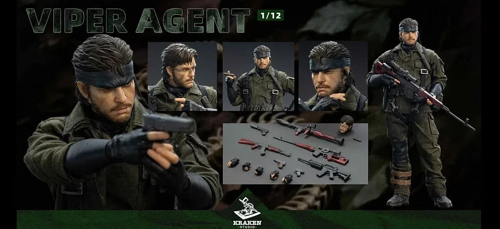 ⭐ MGS Naked Snake Kraken Studio Viper Agent (Deluxe Ver.)6