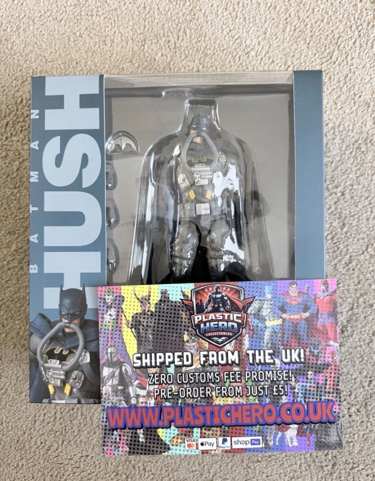 Batman Hush Mafex No 166 Stealth Jumper Batman  ⭐4