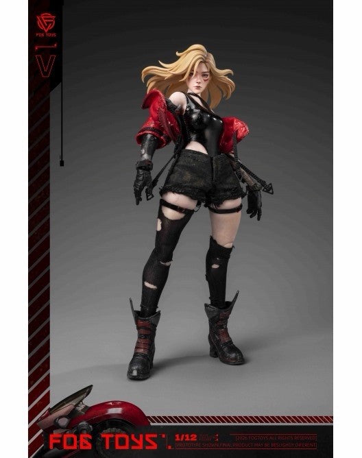 Fog Toys EA-03 1/12 Scale Biker Girl - UK SELLER4