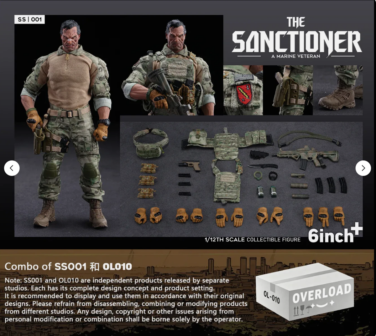The Punisher 6 Inch+ The Sanctioner + KIT Pack PRESALE✈️9