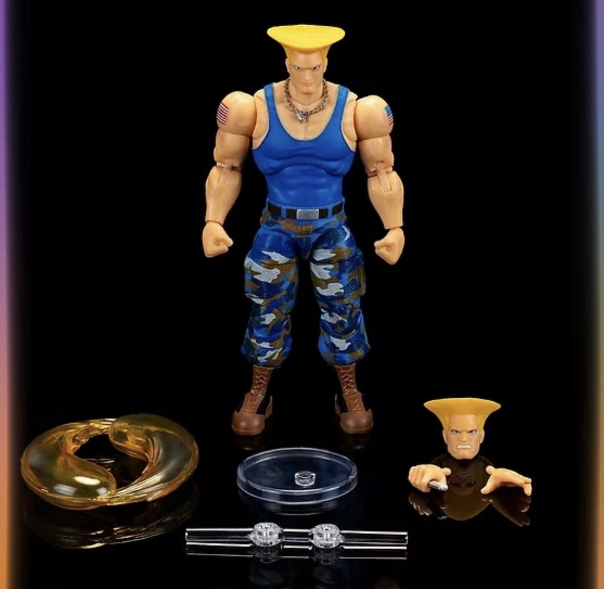 Jada Toys 1/12 Ultra Street Fighter 2 - Guile (Player 2)  🚐1