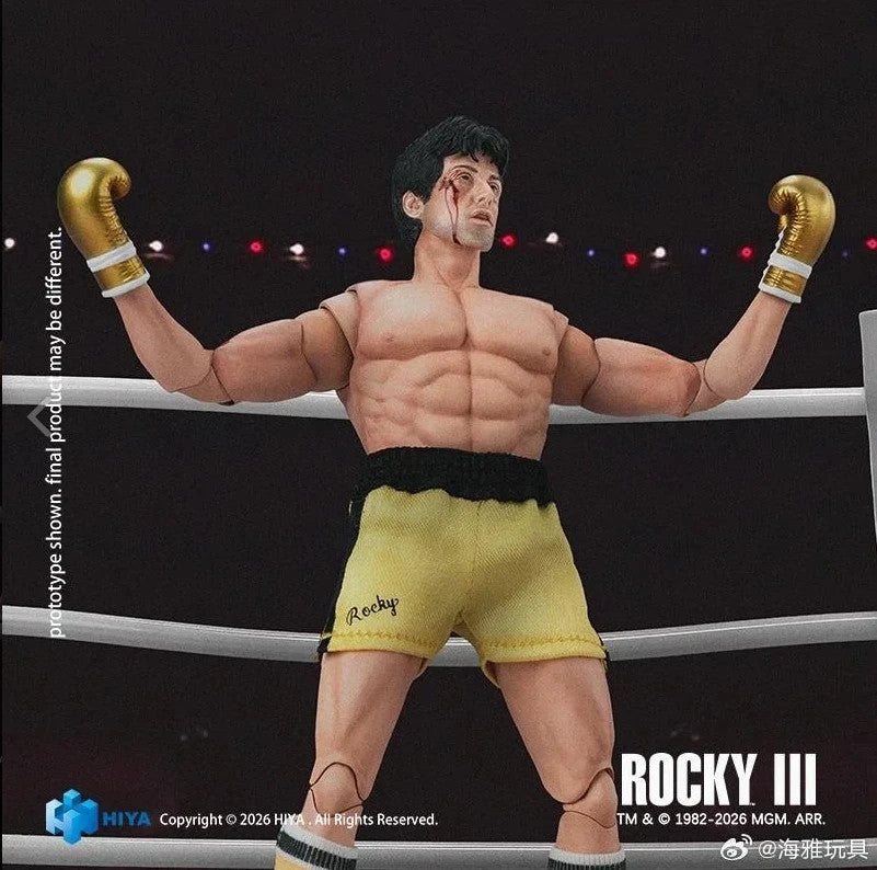 ROCKY HIYA ESR0215 Exquisite Super Rocky III Rocky Boxer Edition ✈️2