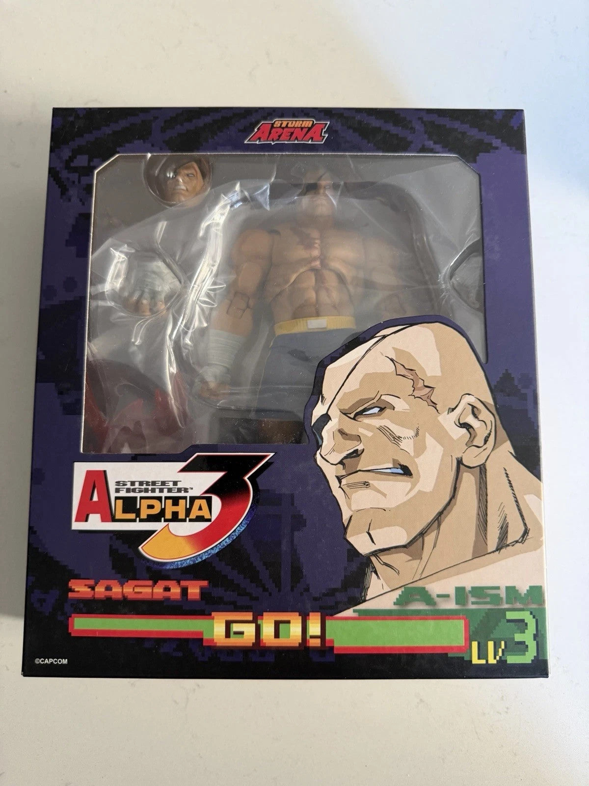 ⭐ Jada Toys Street Fighter Alpha 3 Storm Arena Sagat  0