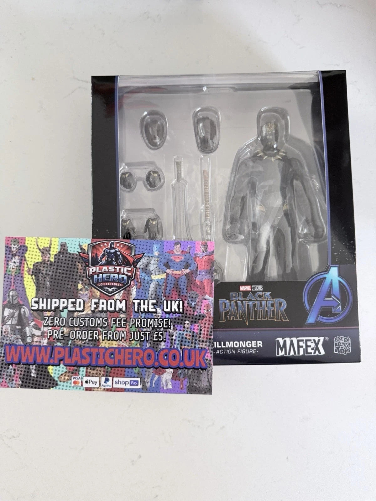 Black Panther Mafex No 265 Erik Killmonger 🚐0