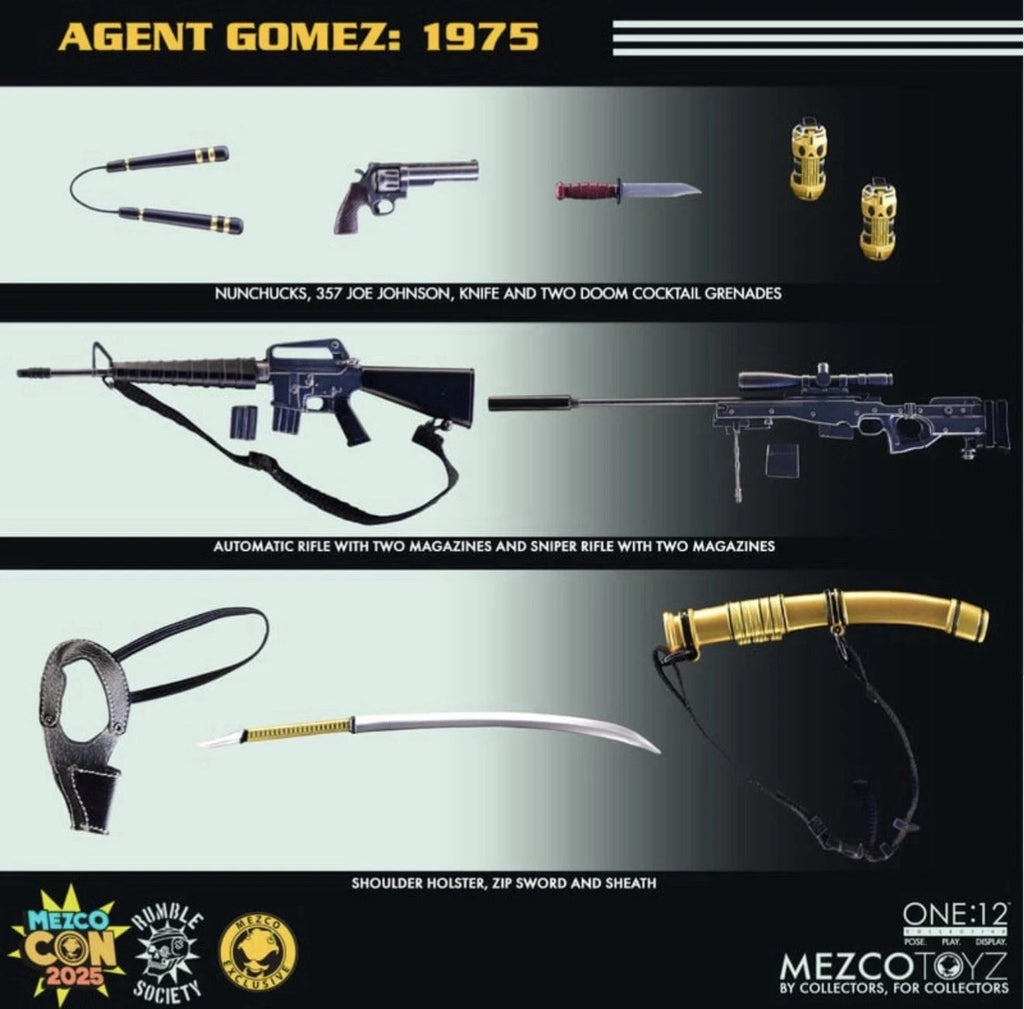 ⭐ Mezco Agent Gomez 1975  3