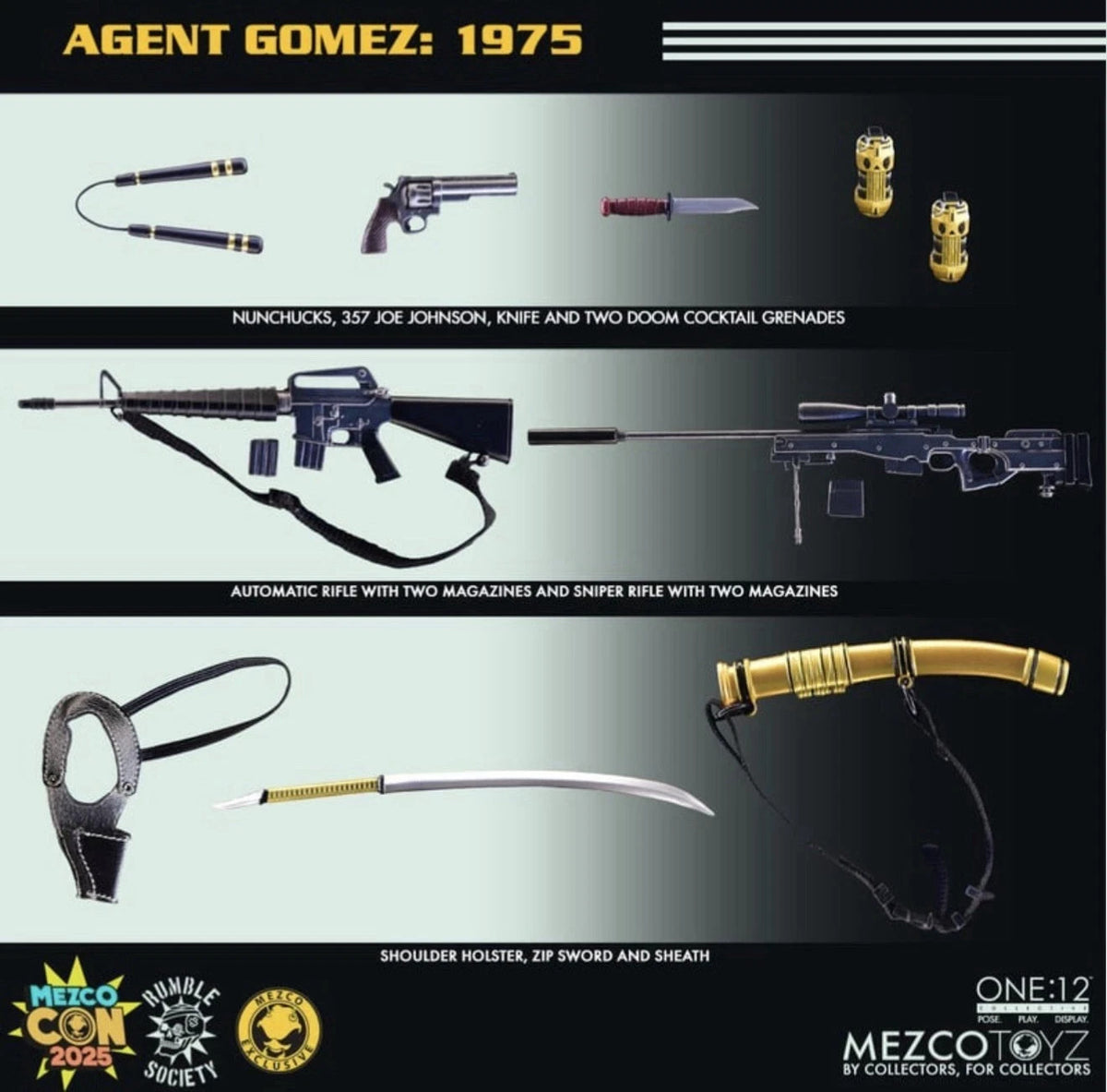 ⭐ Mezco Agent Gomez 1975  3