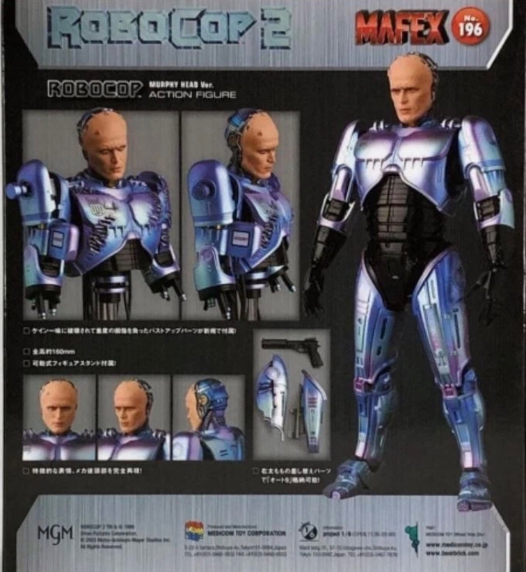 Mafex No 196 Robocop 2 (Murphy Head version) 🚐0
