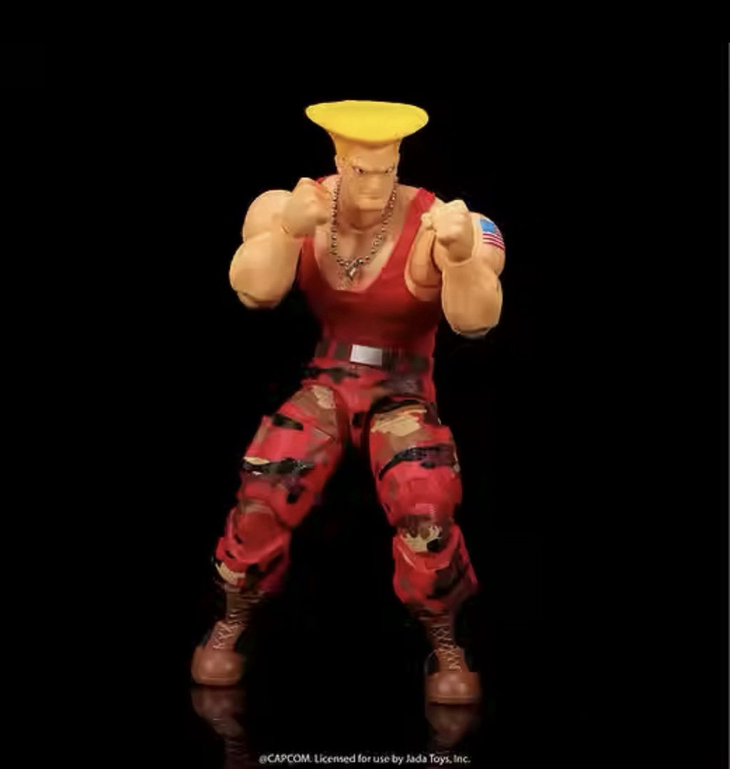 Jada Toys Street Fighter II Guile vs M Bison Versus Twin Pack PRESALE ✈️10
