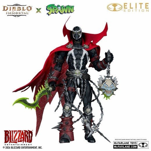 Mcfarlane Elite Edition - Diablo Immortal x Spawn - Spawn Warlock PRESALE ✈️2