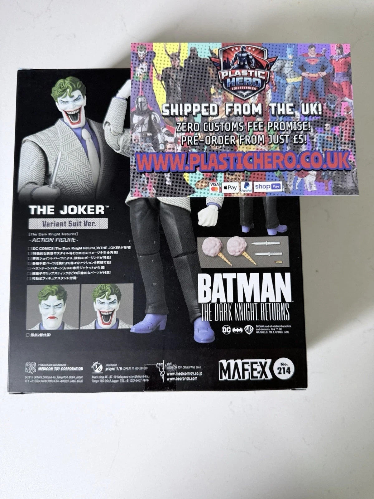 The Dark Knight Returns Mafex No 214 The Joker 🚐1