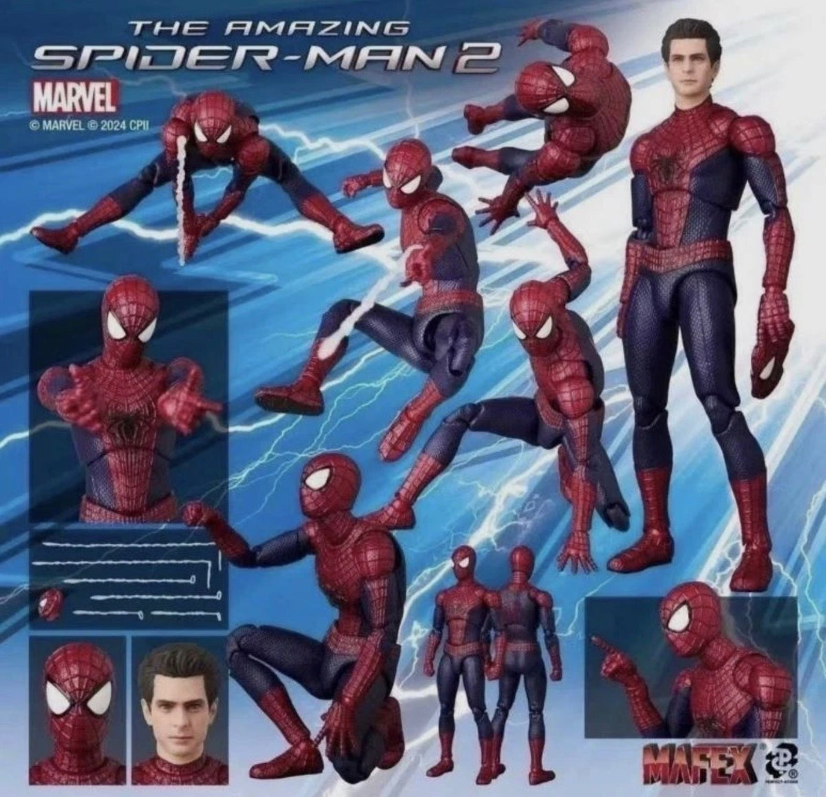 TASM Spider-man Mafex No 248 The Amazing Spider-Man 2 Andrew Garfield ⭐2
